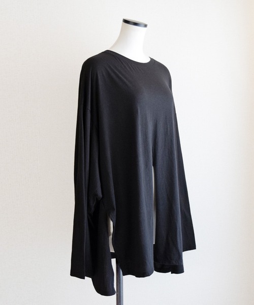 Marient(マリエント)の「センターオープンミューズロンTEE(Tシャツ/カットソー・レディース・ホワイト/カーキ/ブラック・FREE)」の7枚目の写真