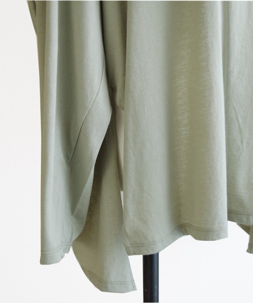 Marient(マリエント)の「センターオープンミューズロンTEE(Tシャツ/カットソー・レディース・ホワイト/カーキ/ブラック・FREE)」の13枚目の写真