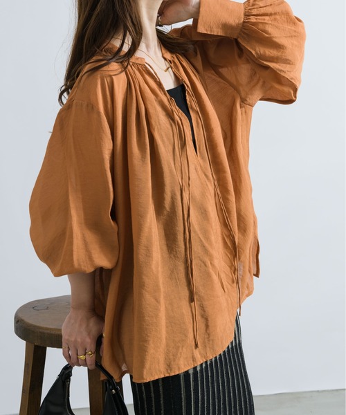 値下❣️【麻特集】新品バルバ　ナポリ　極上リネン麻スッキッパーシャツワンピース 正規販売】【リネンワンピ！】08Mab/比翼ドルマンスキッパー