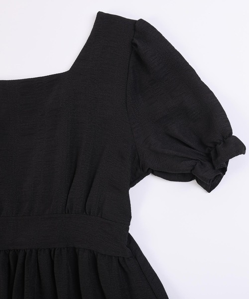 Amulet(アミュレット)の「パフスリーブワンピース(ワンピース・レディース・ブラック/イエロー・M/L/XL)」の12枚目の写真
