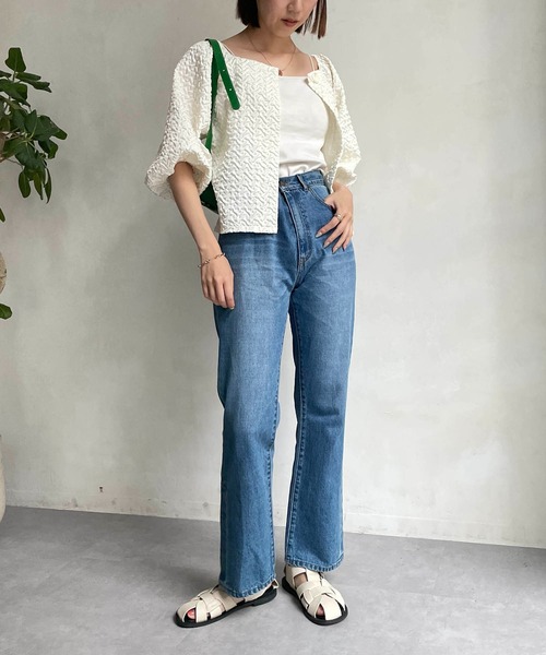 CAPRICIEUX LE'MAGE(カプリシューレマージュ)の「ポコポコ2WAYプルオーバー(シャツ/ブラウス・レディース・ホワイト/イエロー/ブラック・FREE)」の22枚目の写真