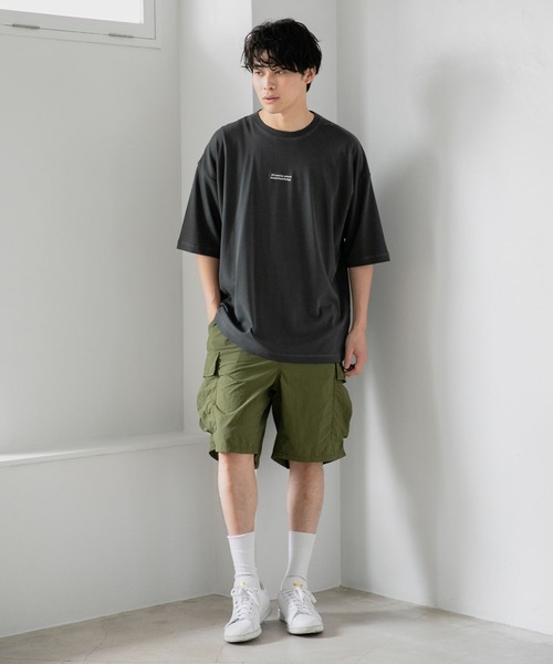 LOWRYS FARM(ローリーズファーム)の「シルケットロゴシシュウTシャツ 347263(Tシャツ/カットソー・メンズ・グレー/ホワイト/レッド/グリーン・MEDIUM/LARGE)」の7枚目の写真