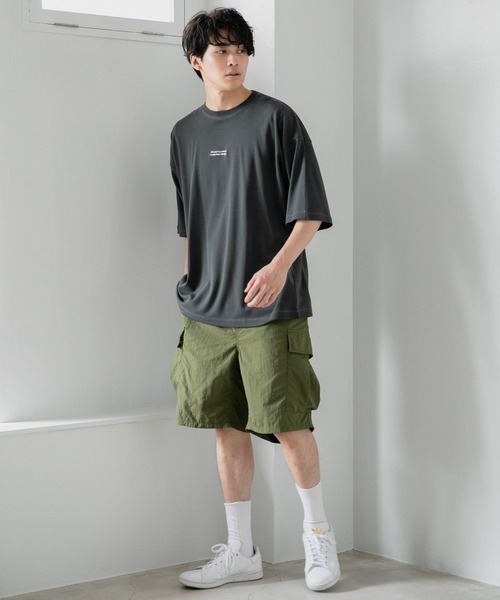 LOWRYS FARM(ローリーズファーム)の「シルケットロゴシシュウTシャツ 347263(Tシャツ/カットソー・メンズ・グレー/ホワイト/レッド/グリーン・MEDIUM/LARGE)」の8枚目の写真