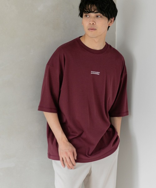 LOWRYS FARM(ローリーズファーム)の「シルケットロゴシシュウTシャツ 347263(Tシャツ/カットソー・メンズ・グレー/ホワイト/レッド/グリーン・MEDIUM/LARGE)」の14枚目の写真
