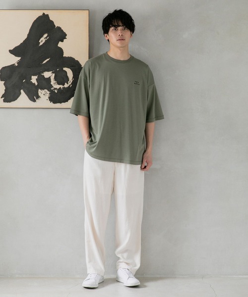 LOWRYS FARM(ローリーズファーム)の「シルケットロゴシシュウTシャツ 347263(Tシャツ/カットソー・メンズ・グレー/ホワイト/レッド/グリーン・MEDIUM/LARGE)」の10枚目の写真