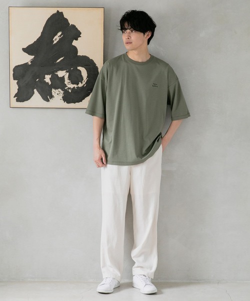 LOWRYS FARM(ローリーズファーム)の「シルケットロゴシシュウTシャツ 347263(Tシャツ/カットソー・メンズ・グレー/ホワイト/レッド/グリーン・MEDIUM/LARGE)」の11枚目の写真