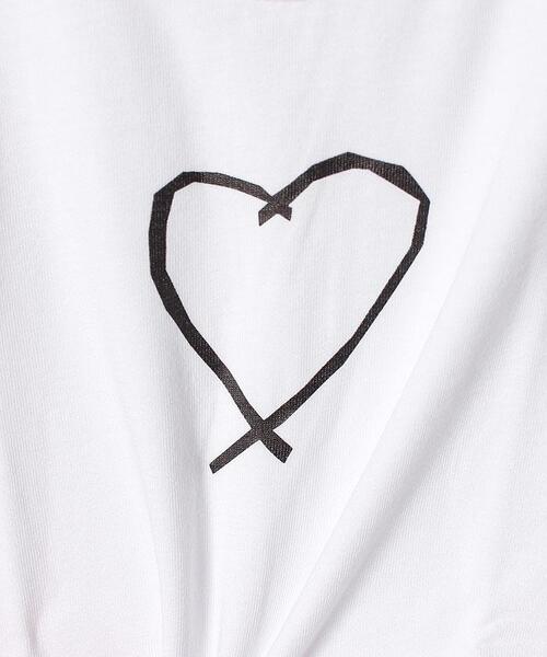 agnes b.（アニエスベー）の「SAE0 L TS ベビー サラエボハートTシャツ（Tシャツ/カットソー・キッズ・ホワイト・18M/1YEAR）」の5枚目の写真