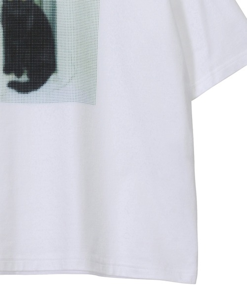 ズッカ ドット デザイン Tシャツ 白 ZUCCa（ズッカ）の「ドットフォトT(カラー)/Tシャツ（Tシャツ