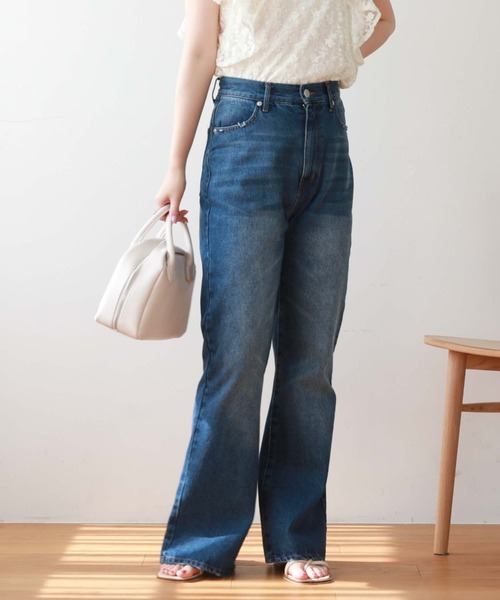 archives（アルシーヴ）の「スリットデニム（デニムパンツ・レディース・ブラック/ブルー/サックスブルー・SMALL/MEDIUM）」の21枚目の写真