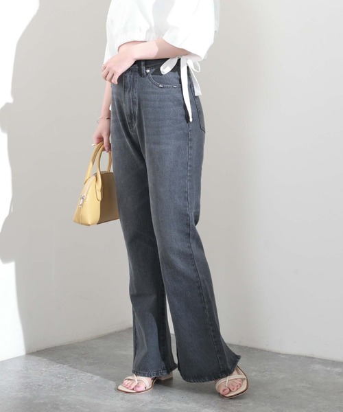 archives（アルシーヴ）の「スリットデニム（デニムパンツ・レディース・ブラック/ブルー/サックスブルー・SMALL/MEDIUM）」の20枚目の写真