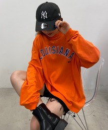 WEGO | WEGO/ヘビーウエイト スタジアムロゴロンT(Tシャツ/カットソー)