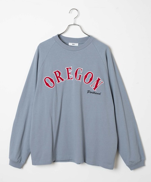 WEGO（ウィゴー）の「WEGO/ヘビーウエイト スタジアムロゴロンT（Tシャツ/カットソー・メンズ・ダークグリーン/サックスブルー/オレンジ/グレー系その他・MEDIUM/LARGE）」の20枚目の写真