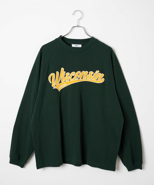 WEGO（ウィゴー）の「WEGO/ヘビーウエイト スタジアムロゴロンT（Tシャツ/カットソー・メンズ・ダークグリーン/サックスブルー/オレンジ/グレー系その他・MEDIUM/LARGE）」の11枚目の写真