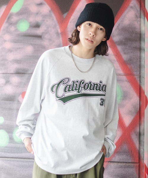 WEGO（ウィゴー）の「WEGO/ヘビーウエイト スタジアムロゴロンT（Tシャツ/カットソー・メンズ・ダークグリーン/サックスブルー/オレンジ/グレー系その他・MEDIUM/LARGE）」の5枚目の写真