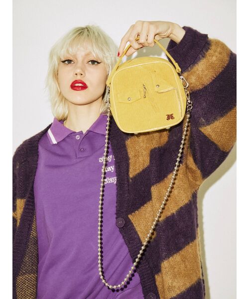 jouetie（ジュエティ）の「スクエアミニマムBAG（ハンドバッグ・レディース・アイボリー/ブラック/イエロー・FREE）」の19枚目の写真