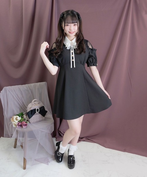 レース切替ビジュブローチワンピース ワンピース Rojita ロジータ のファッション通販 Zozotown