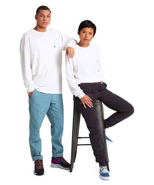 BURTON(バートン)の「Colfax ロングスリーブ Tシャツ(Tシャツ/カットソー・メンズ・グレー/ホワイト/ネイビー/ブラック・S/M/L/XS/XL/XXS)」の1枚目の写真