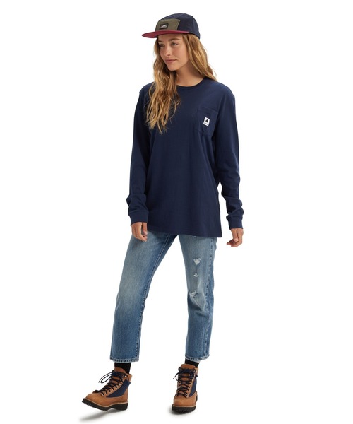 BURTON(バートン)の「Colfax ロングスリーブ Tシャツ(Tシャツ/カットソー・メンズ・グレー/ホワイト/ネイビー/ブラック・S/M/L/XS/XL/XXS)」の14枚目の写真