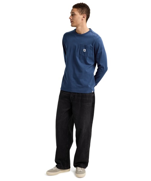 BURTON（バートン）の「Colfax ロングスリーブ Tシャツ（Tシャツ/カットソー・メンズ・ホワイト/グレー/ネイビー/ブラック/コバルトブルー・S/M/L/XL/XS/XXS）」の12枚目の写真