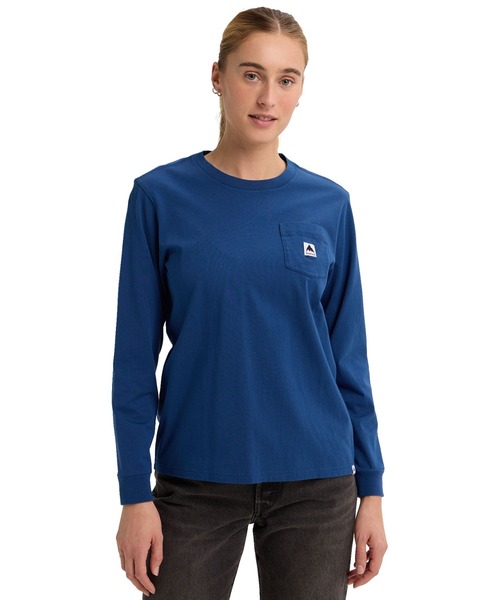BURTON（バートン）の「Colfax ロングスリーブ Tシャツ（Tシャツ/カットソー・メンズ・ホワイト/グレー/ネイビー/ブラック/コバルトブルー・S/M/L/XL/XS/XXS）」の8枚目の写真