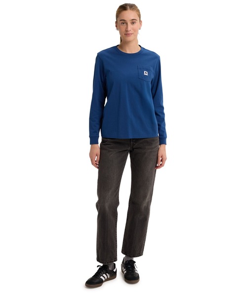 BURTON（バートン）の「Colfax ロングスリーブ Tシャツ（Tシャツ/カットソー・メンズ・ホワイト/グレー/ネイビー/ブラック/コバルトブルー・S/M/L/XL/XS/XXS）」の7枚目の写真