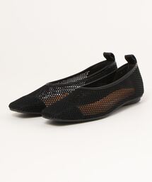 B.C STOCK（ベーセーストック）の「フィッシュネット フラットシューズ◆（バレエシューズ）」