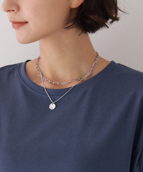 DRESKIP(ドレスキップ)の「◆【接触冷感】きれい見えTシャツ(Tシャツ/カットソー・レディース・ブラック/ブルー/キャメル/ピンク系・02/03)」の17枚目の写真