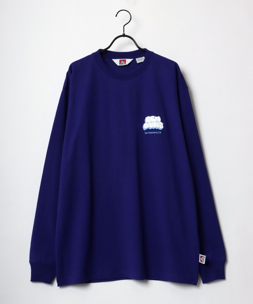 BEN DAVIS(ベンデイビス)の「BEN DAVIS/ベンデイビス ビッグシルエット グラフィティ バブルロゴ バックプリント ロングスリーブTシャツ(Tシャツ/カットソー・メンズ・ホワイト/ブラック/イエロー/パープル・M/L/XL)」の13枚目の写真