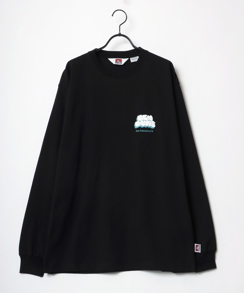BEN DAVIS(ベンデイビス)の「BEN DAVIS/ベンデイビス ビッグシルエット グラフィティ バブルロゴ バックプリント ロングスリーブTシャツ(Tシャツ/カットソー・メンズ・ホワイト/ブラック/イエロー/パープル・M/L/XL)」の11枚目の写真