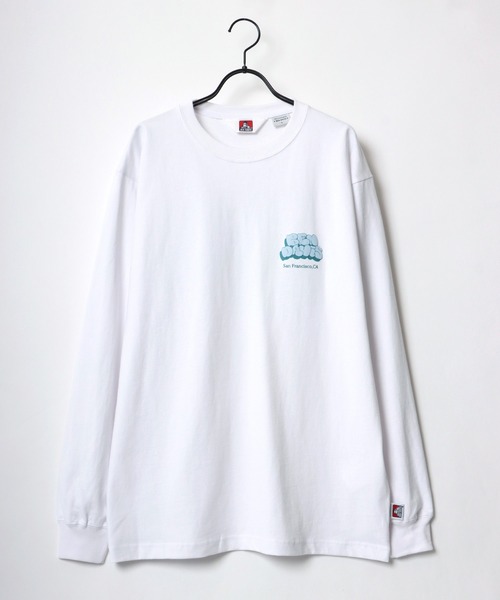 BEN DAVIS(ベンデイビス)の「BEN DAVIS/ベンデイビス ビッグシルエット グラフィティ バブルロゴ バックプリント ロングスリーブTシャツ(Tシャツ/カットソー・メンズ・ホワイト/ブラック/イエロー/パープル・M/L/XL)」の9枚目の写真