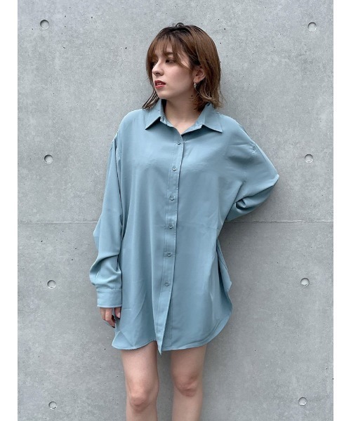 ENVYM(アンビー)の「バックオープンSH(シャツ/ブラウス・レディース・ホワイト/ブラック/ブルー・FREE)」の15枚目の写真