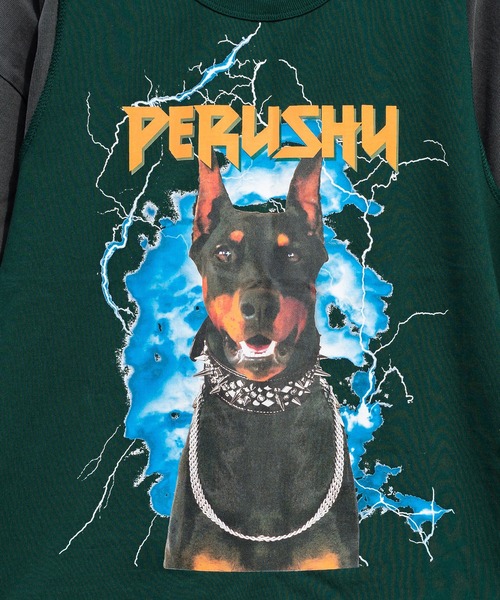 Perushu（ペルーシュ）の「オーバーバンドタンクトップ（タンクトップ・メンズ・ブラック/グリーン/レッド・LARGE/MEDIUM）」の20枚目の写真