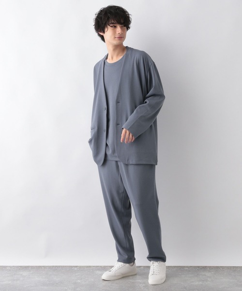 GLOBAL WORK（グローバルワーク）の「ジョーゼットジャケットカーデ/281587（カーディガン/ボレロ・メンズ・スカイブルー/チャコールグレー/ネイビー・SMALL/MEDIUM/LARGE）」の8枚目の写真