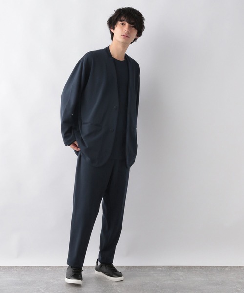 GLOBAL WORK（グローバルワーク）の「ジョーゼットジャケットカーデ/281587（カーディガン/ボレロ・メンズ・スカイブルー/チャコールグレー/ネイビー・SMALL/MEDIUM/LARGE）」の10枚目の写真