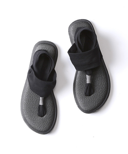 sanuk(サヌーク)の「SANUK / "Yoga Sling 2" サンダル(サンダル・レディース・ブラック/ロイヤルブルー・5/6/8/7)」の2枚目の写真