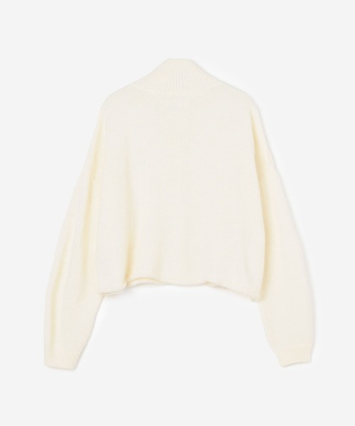 Bshop（ビショップ）の「CORDERA | リブカラ―ニットカーディガン WOMEN（カーディガン/ボレロ・レディース・Nat/グレー・ONE SIZE）」の6枚目の写真