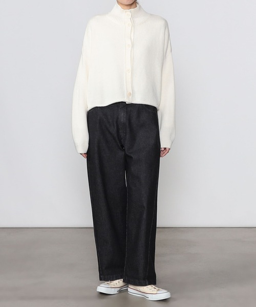 Bshop（ビショップ）の「CORDERA | リブカラ―ニットカーディガン WOMEN（カーディガン/ボレロ・レディース・Nat/グレー・ONE SIZE）」の12枚目の写真