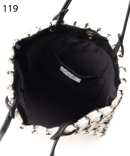 OPAQUE.CLIP（オペークドットクリップ）の「◆キルティングトートバッグ【A4サイズ収納可能】（トートバッグ・レディース・ブラック/ブラック系/ダークグリーン系・00）」の16枚目の写真