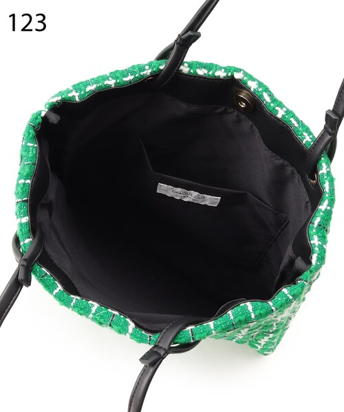 OPAQUE.CLIP（オペークドットクリップ）の「◆キルティングトートバッグ【A4サイズ収納可能】（トートバッグ・レディース・ブラック/ブラック系/ダークグリーン系・00）」の17枚目の写真