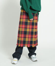 BEAMS BOY | BEAMS BOY / ハリスツイード フリンジ スカート 22FW(スカート)