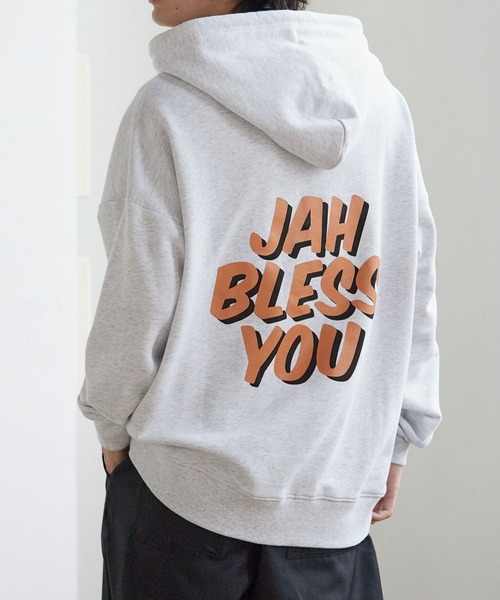 PBLIM(ページボーイリム)の「PAGEBOYLIM/フラッフィーロゴスウェット(パーカー・レディース・ブラック/グレー/ブルーグリーン・MEDIUM/LARGE)」の3枚目の写真