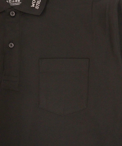 GIORDANO（ジョルダーノ）の「[GIORDANO] ライオン刺繍ロングスリーブポロシャツ（ポロシャツ・レディース・ホワイト/ブラック・LARGE/MEDIUM/X-LARGE）」の11枚目の写真