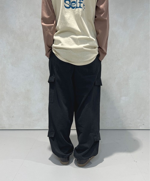 sedacle（セダクル）の「ゆるだぼサイドダブルポケットカーゴパンツ