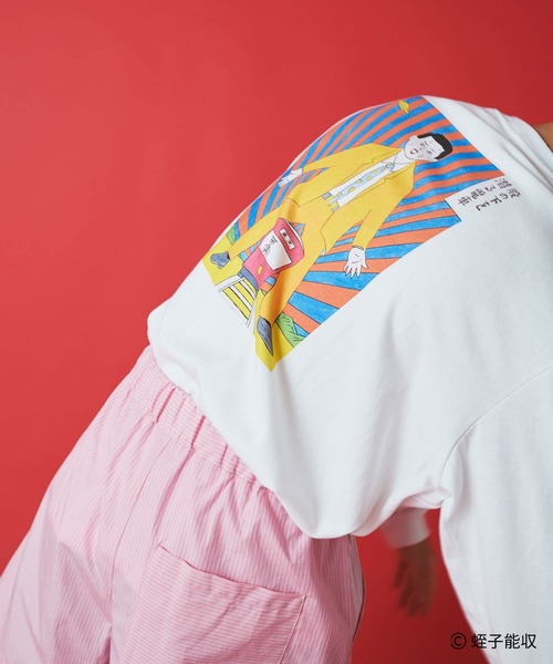 I am I in fact...(アイアムアイインファクト)の「IAMI×EBISU ロンT(Tシャツ/カットソー・レディース・ホワイト/レッド/グリーン/ブルー・M/XL)」の13枚目の写真