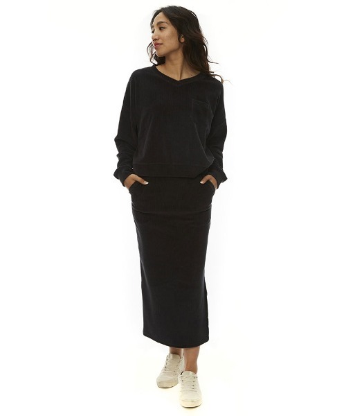 BILLABONG(ビラボン)の「【直営店限定】BILLABONG レディース CUT VELOURS LONG SKIRT ロングスカート 【2022年秋冬モデル】/ビラボンベロアスカート(スカート・レディース・ブラック/ブラウン・MEDIUM/LARGE)」の11枚目の写真