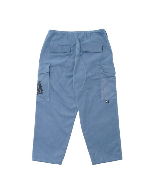 EXAMPLE(エグザンプル)の「EXAPLE EX MADE IN PEACE CARGO PANTS(カーゴパンツ・メンズ・オリーブ/ブルー系/ブラック・L/M/XL)」の10枚目の写真