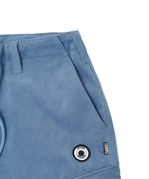 EXAMPLE(エグザンプル)の「EXAPLE EX MADE IN PEACE CARGO PANTS(カーゴパンツ・メンズ・オリーブ/ブルー系/ブラック・L/M/XL)」の12枚目の写真