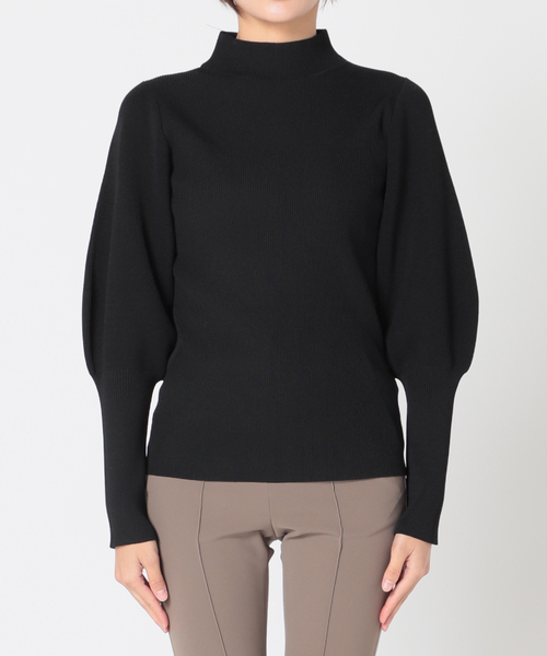 Noble（ノーブル）の「《追加》バルーンスリーブニット（ニット/セーター・レディース・ブラック/ベージュ・FREE）」の14枚目の写真