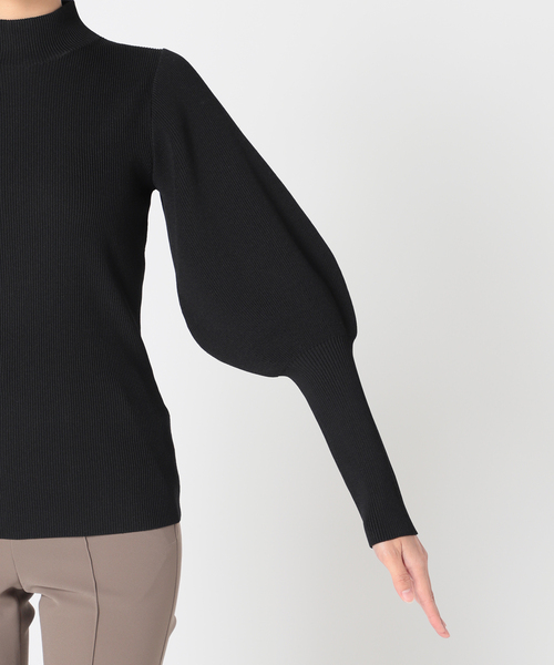 Noble（ノーブル）の「《追加》バルーンスリーブニット（ニット/セーター・レディース・ブラック/ベージュ・FREE）」の19枚目の写真