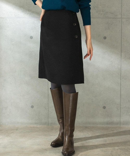 URBAN RESEARCH ROSSO（アーバンリサーチロッソ）の「リバーチェックスカート（スカート・レディース・ブラウン系その他/ベージュ系その他/ブルー系その他・36/38）」の5枚目の写真